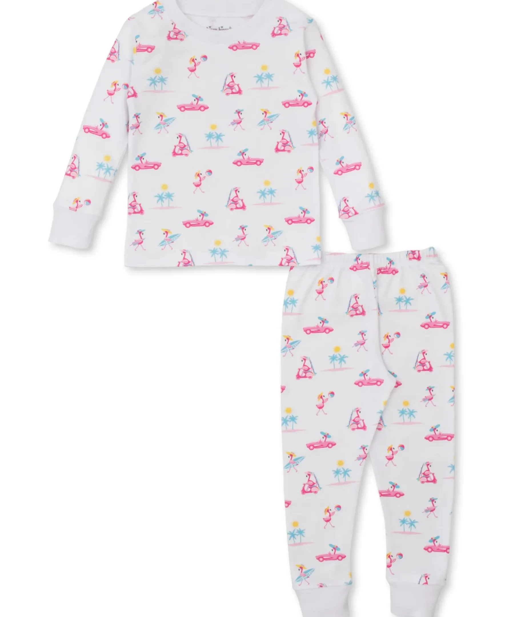 Kissy Kissy Flamingos Surfs Up Toddler Pajama Set>Kids Pajamas|Pajamas