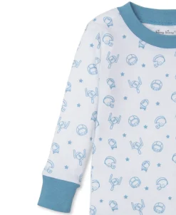 Kissy Kissy Football Kicks Toddler Pajama Set><noscript><img width=
