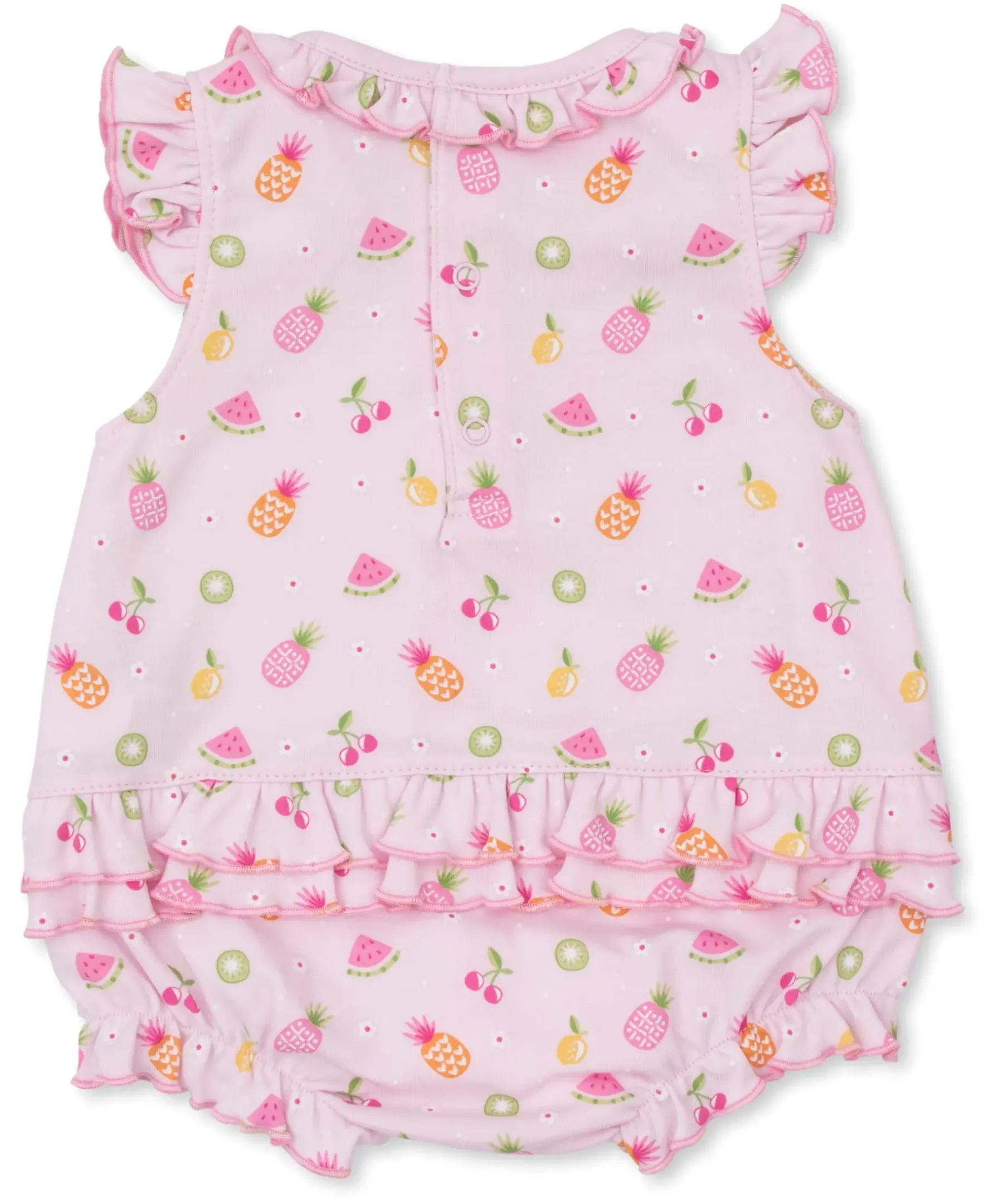 Kissy Kissy Fruit Fiesta Pink Bubble> Rompers|Dresses + Bubbles