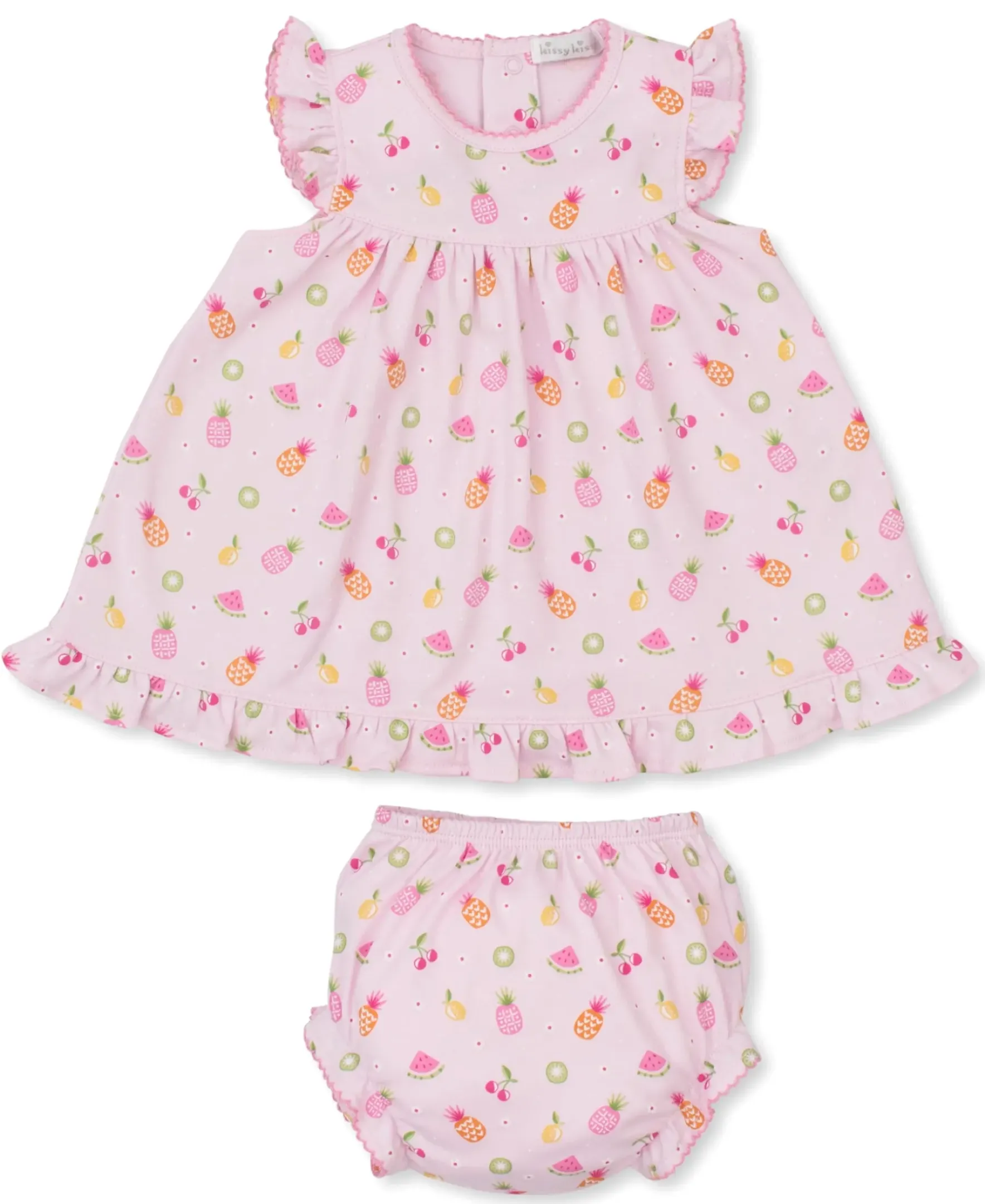 Kissy Kissy Fruit Fiesta Pink Dress Set> Dresses + Bubbles