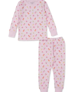 Kissy Kissy Fruit Fiesta Pink Toddler Pajama Set>Kids Pajamas|Pajamas