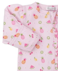 Kissy Kissy Fruit Fiesta Pink Zip Footie><noscript><img width=