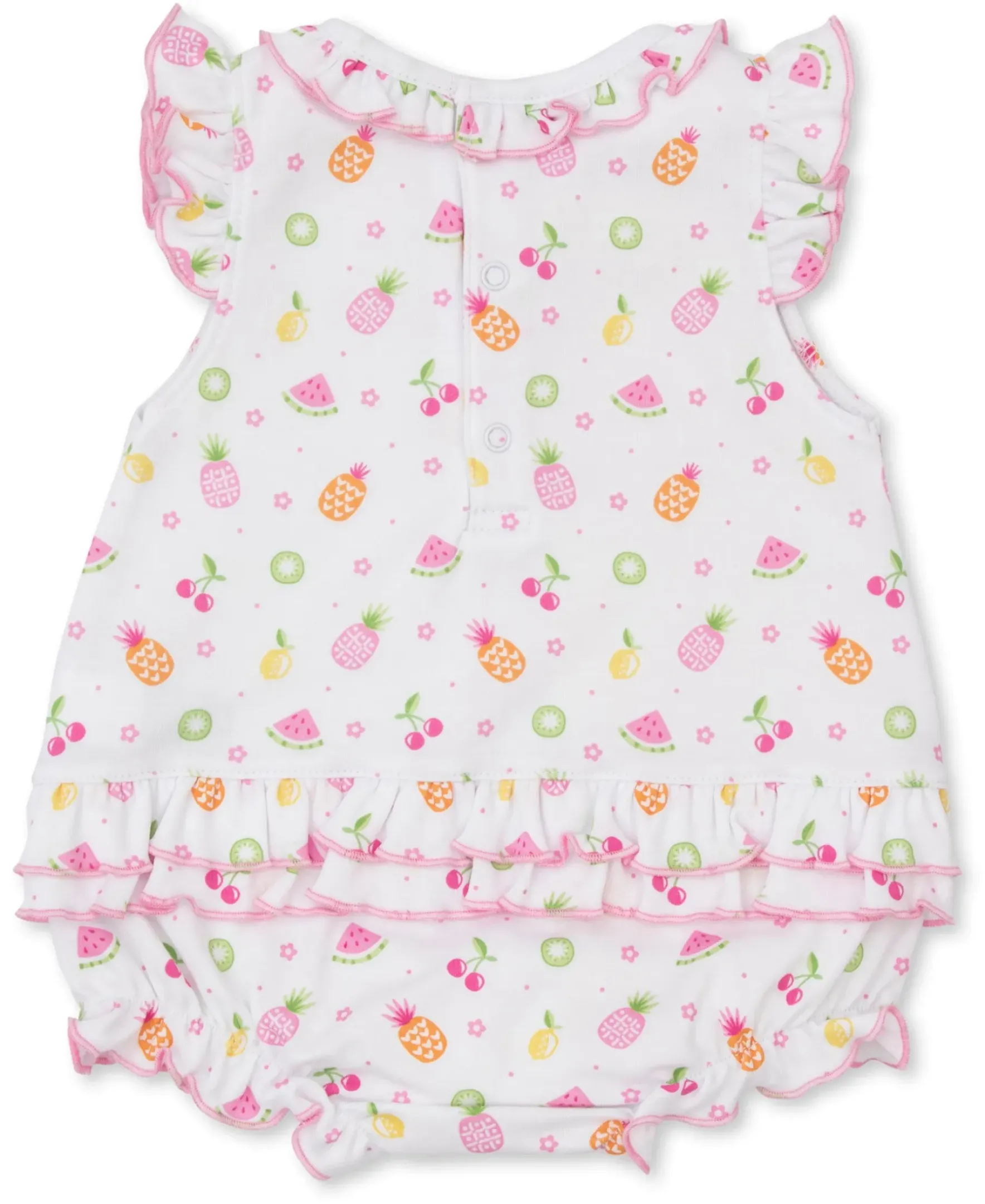 Kissy Kissy Fruit Fiesta White Bubble> Rompers|Dresses + Bubbles