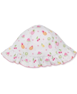 Kissy Kissy Fruit Fiesta White Floppy Hat> Hats|White Basics