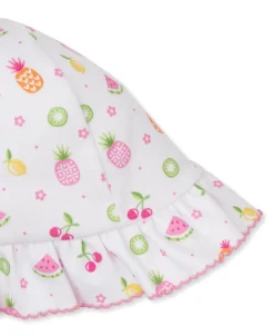 Kissy Kissy Fruit Fiesta White Floppy Hat><noscript><img width=