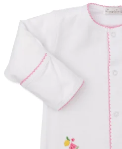 Kissy Kissy Fruit Fiesta White Footie & Hat Set> Hats|Footies