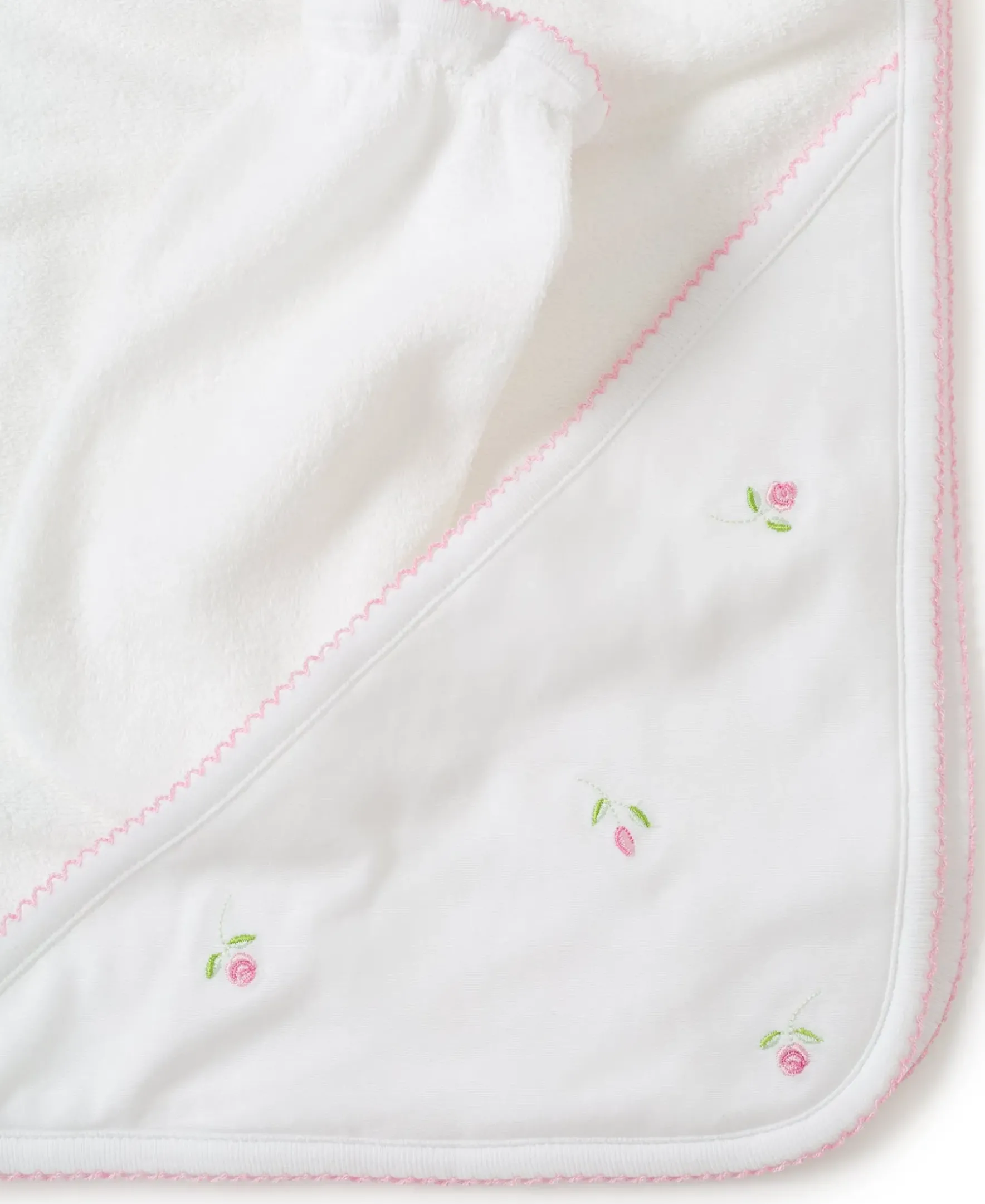 Kissy Kissy Garden Roses Hooded Towel with Mitt> Hooded Bath Towels|Classic Collections