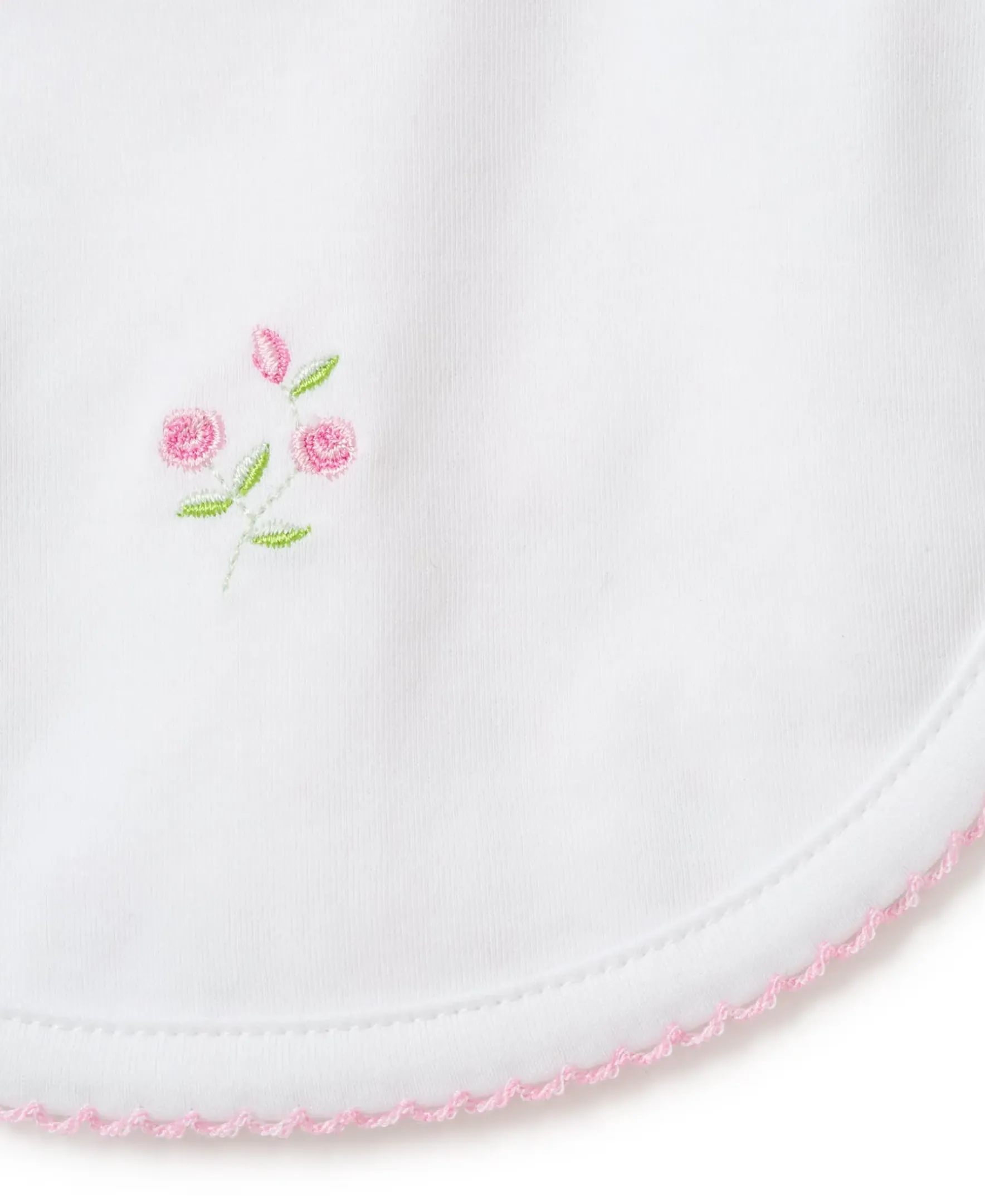 Kissy Kissy Garden Roses Reversible Bib> Bibs|Classic Collections