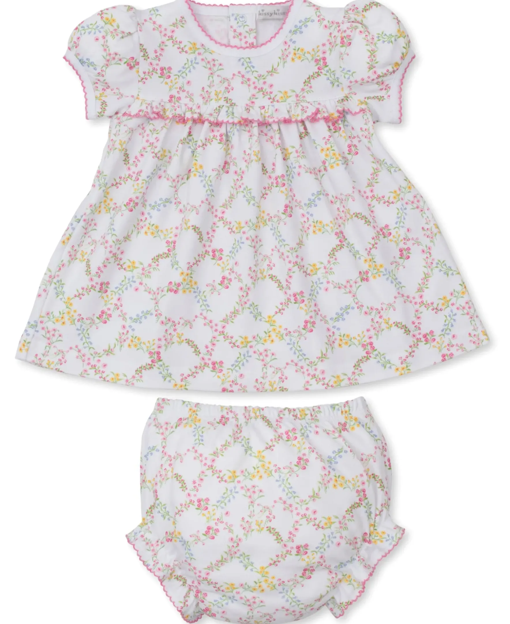 Kissy Kissy Garden Trellis Dress Set> Dresses + Bubbles