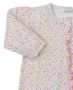 Kissy Kissy Garden Trellis Floral Zip Footie> Footies|Pajamas