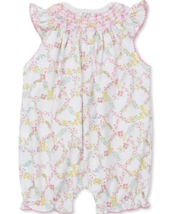 Kissy Kissy Garden Trellis Short Smocked Playsuit><noscript><img width=