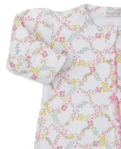 Kissy Kissy Garden Trellis Zip Footie> Footies|Pajamas