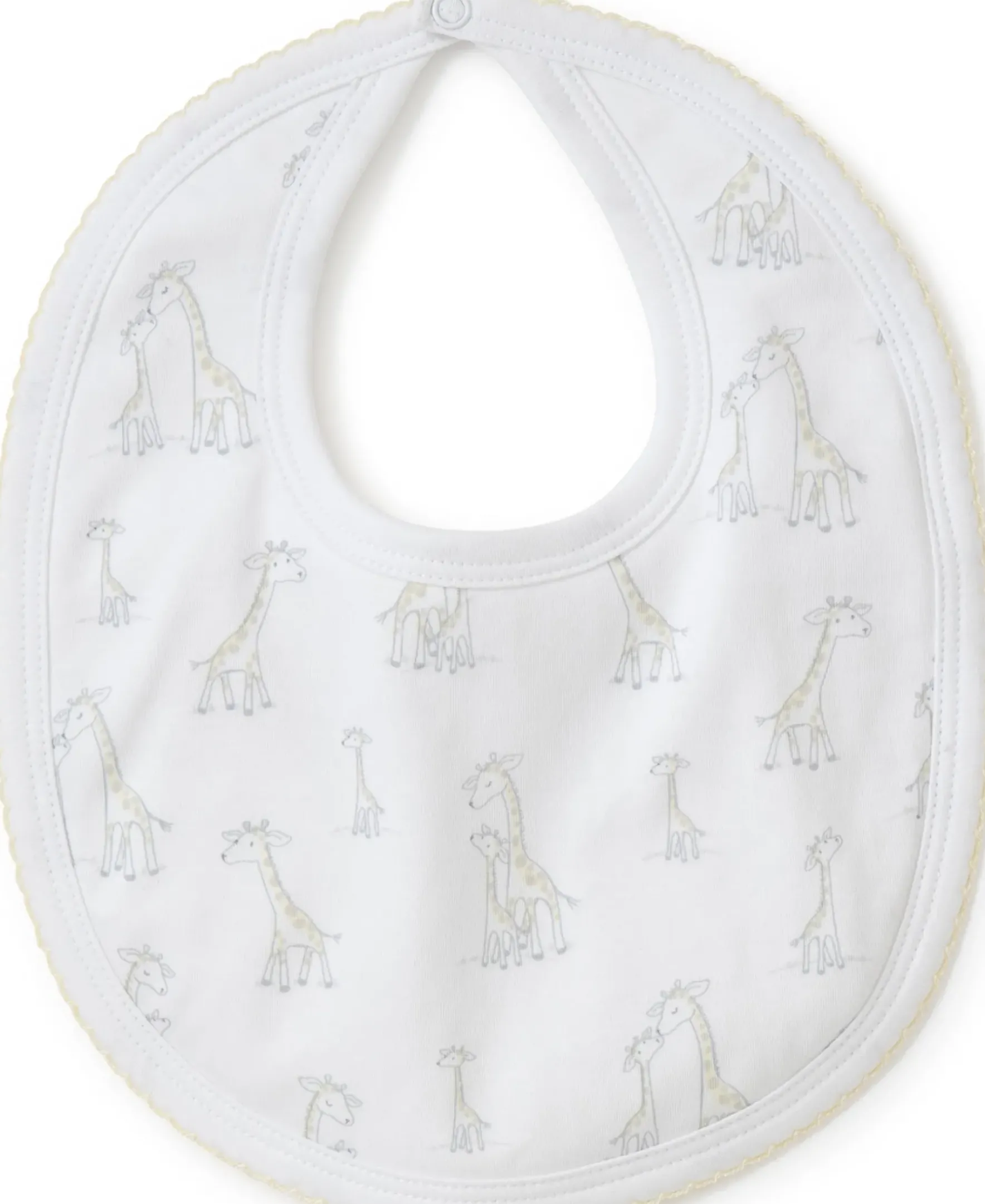 Kissy Kissy Giraffe Generations Print Bib> Bibs|Classic Collections