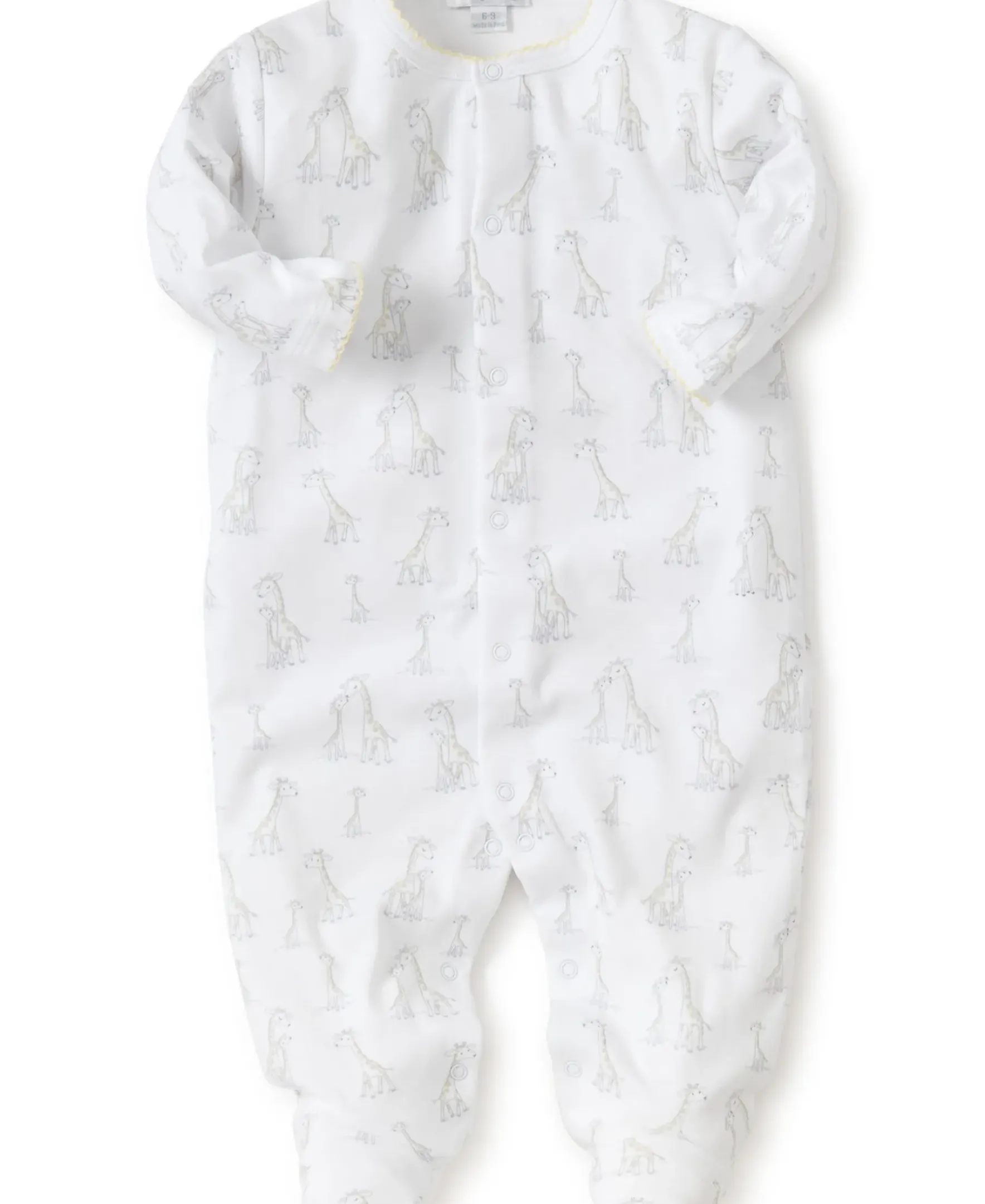 Kissy Kissy Giraffe Generations Print Footie> Footies|Classic Collections