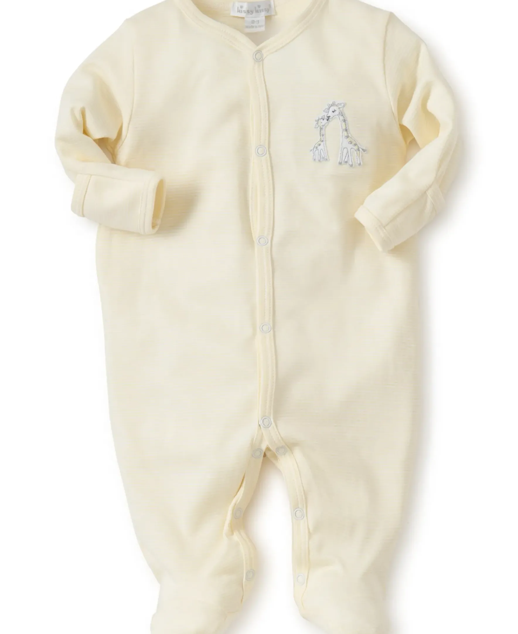 Kissy Kissy Giraffe Generations Striped Footie> Footies|Classic Collections