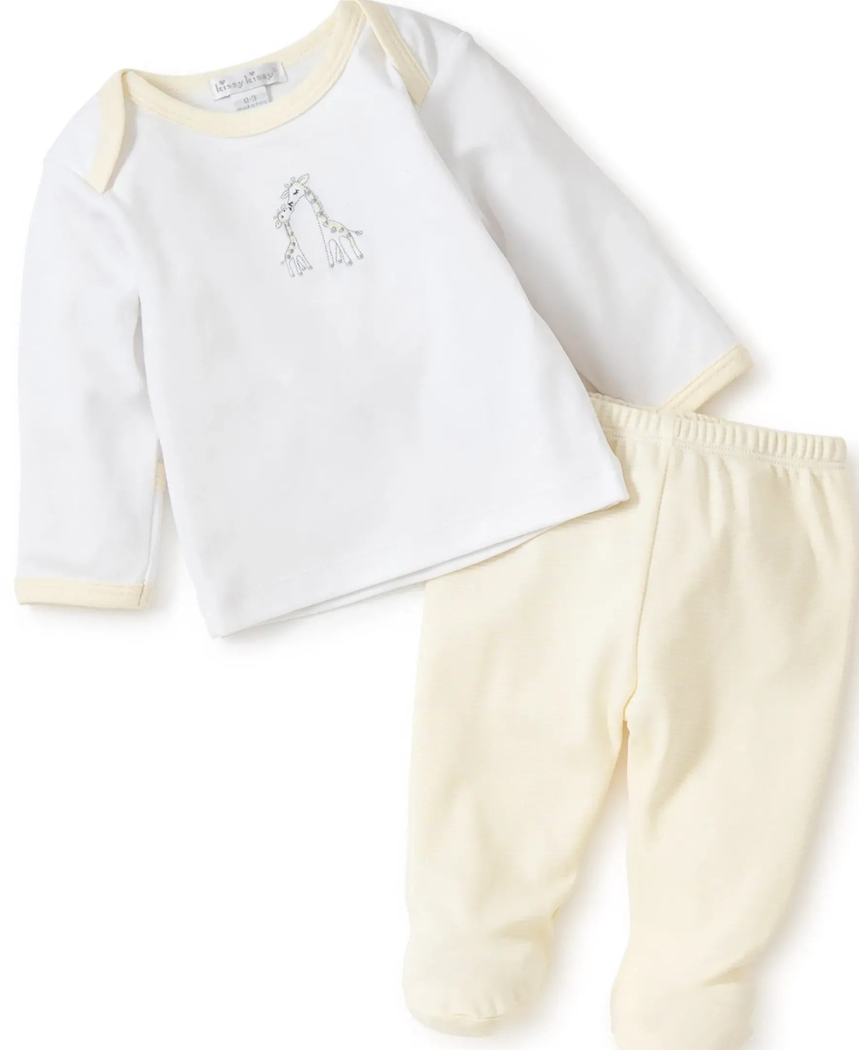 Kissy Kissy Giraffe Generations Stripe Footed Pant Set> Classic Collections