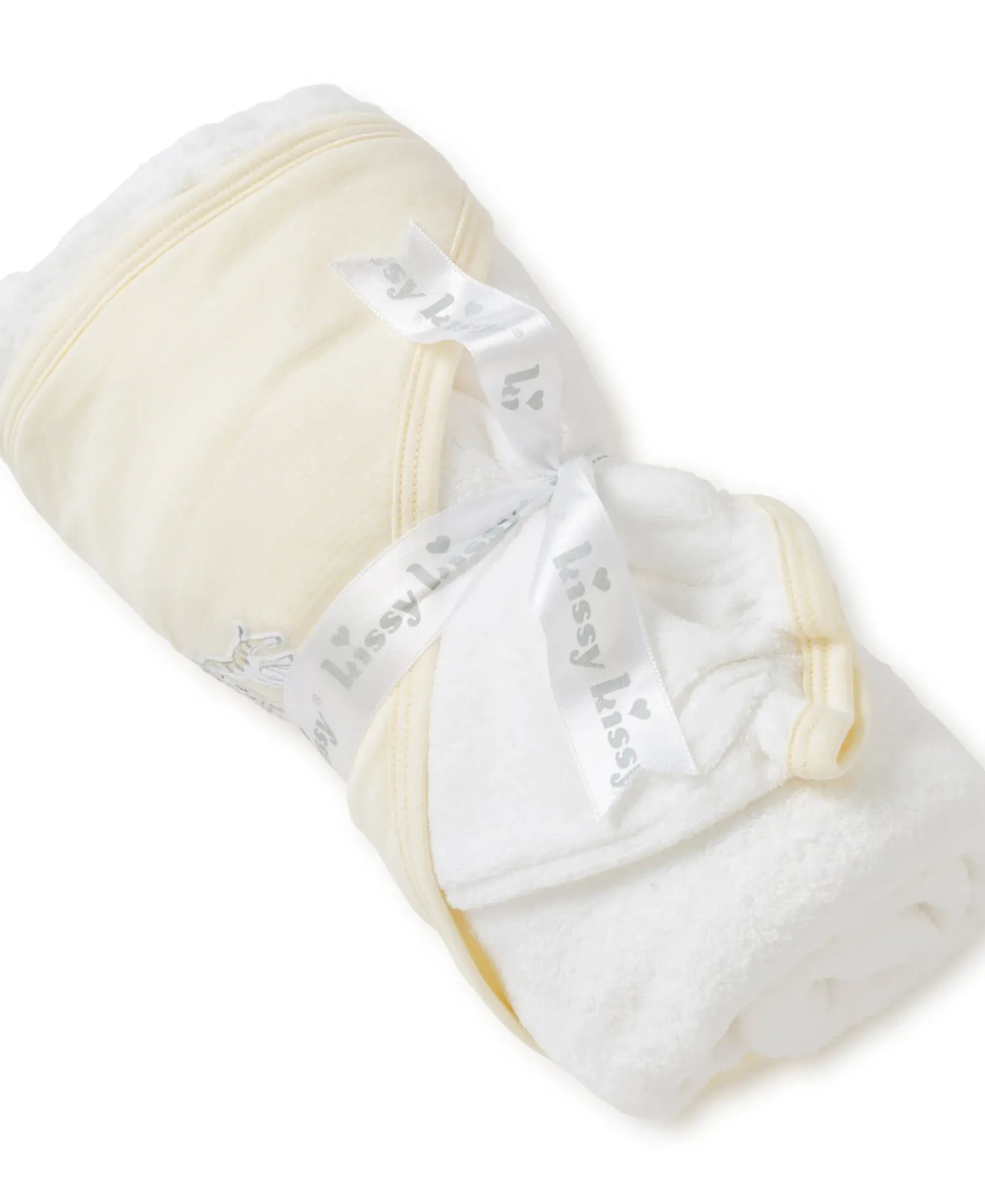 Kissy Kissy Giraffe Generations Stripe Hooded Towel & Mitt Set> Hooded Bath Towels|Classic Collections