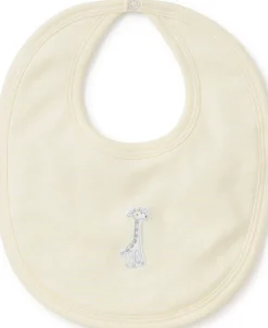 Kissy Kissy Giraffe Generation Stripe Bib> Bibs|Classic Collections