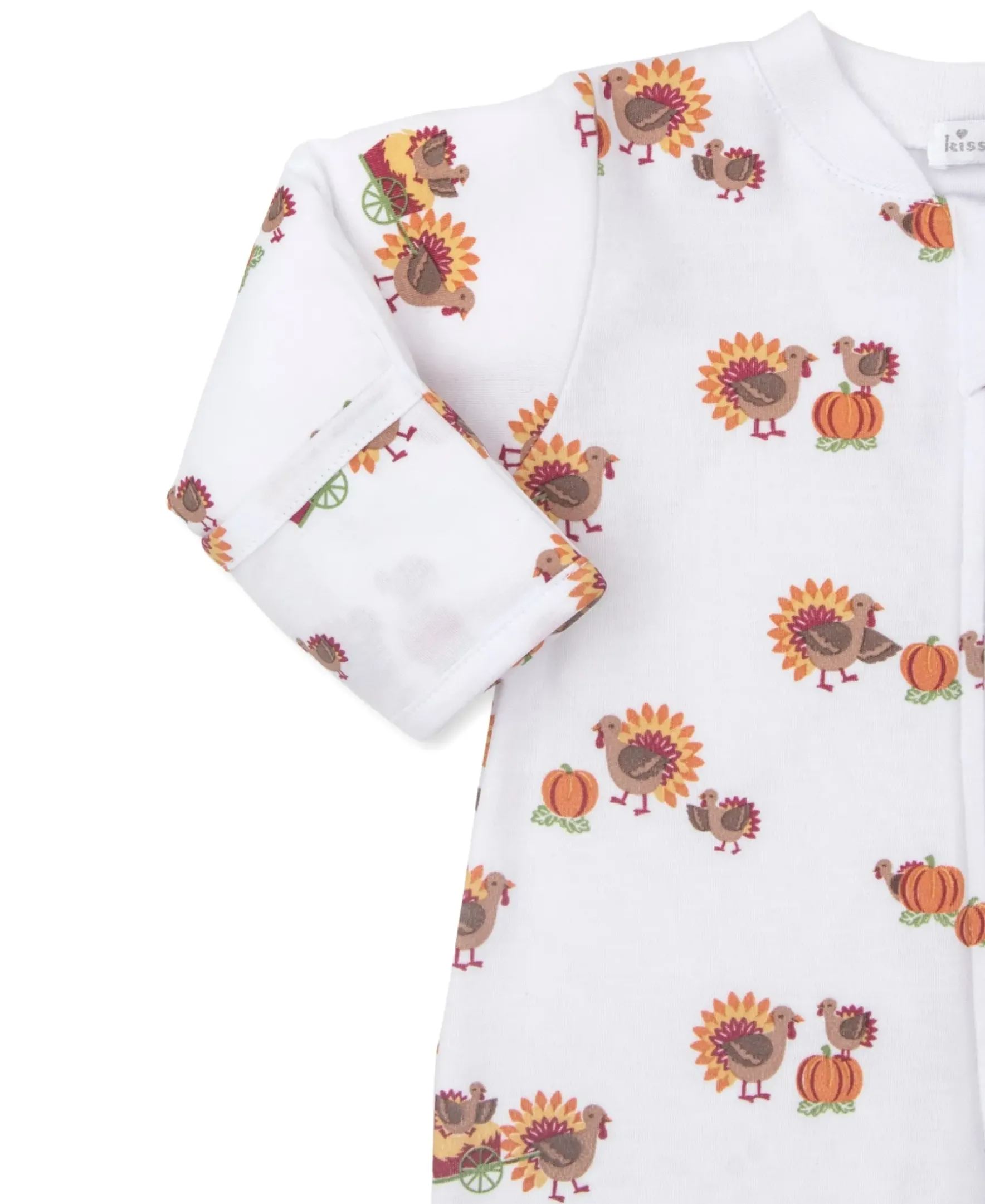 Kissy Kissy Gobble Gobble Zip Footie & Hat Set> Hats|Footies