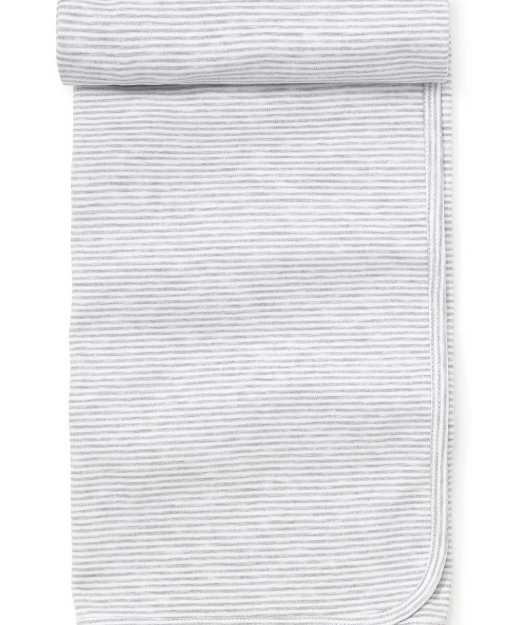 Kissy Kissy Gray Kissy Essentials Stripe Blanket> Blankets|Classic Collections