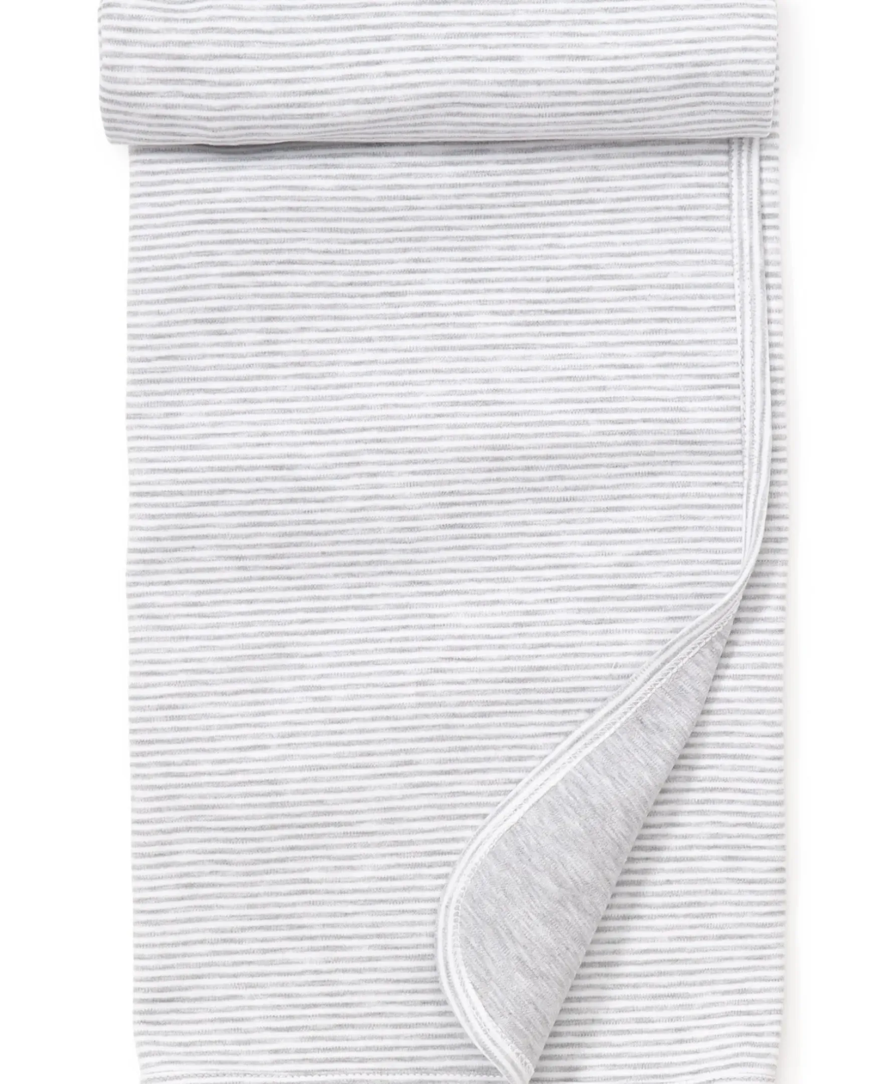 Kissy Kissy Gray Kissy Essentials Stripe Blanket> Blankets|Classic Collections