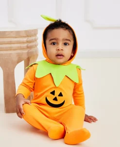 Kissy Kissy Halloween Happenings Footie with Hood> Footies