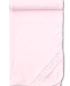 Kissy Kissy Hand Smocked CLB Charmed Blanket> Blankets|Smocking + Hand Embroidery