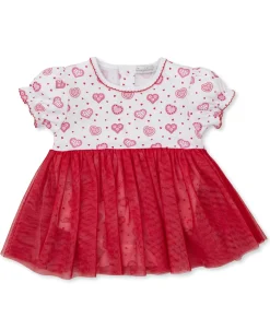 Kissy Kissy Heartfelt Hearts Bodysuit Dress> Dresses + Bubbles|Bodysuits