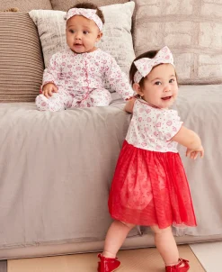 Kissy Kissy Heartfelt Hearts Bodysuit Dress> Dresses + Bubbles|Bodysuits