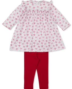 Kissy Kissy Heartfelt Hearts Toddler Dress Set>Kids Dresses|Dresses + Bubbles