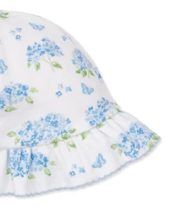 Kissy Kissy Heavenly Hydrangeas Blue Floppy Hat><noscript><img width=