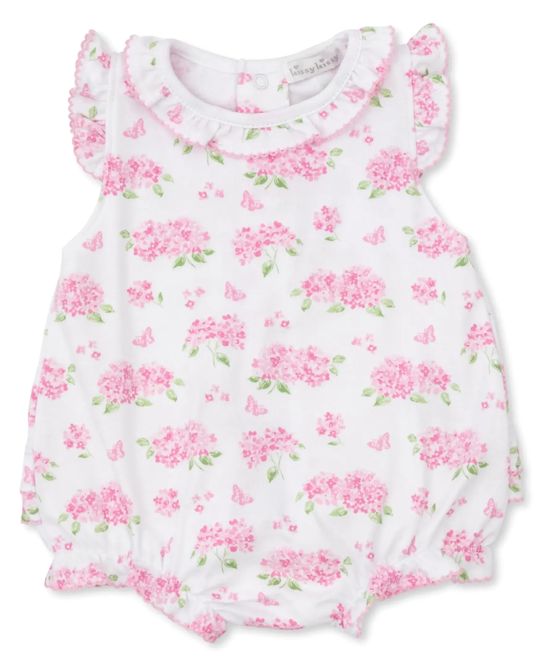 Kissy Kissy Heavenly Hydrangeas Bubble> Rompers|Dresses + Bubbles