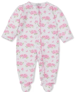 Kissy Kissy Heavenly Hydrangeas Zip Footie> Footies|Pajamas
