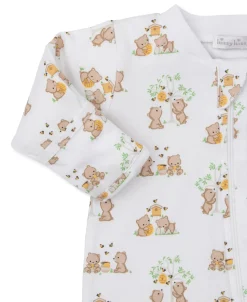 Kissy Kissy Honey Bear Cubs Zip Footie> Footies|Pajamas
