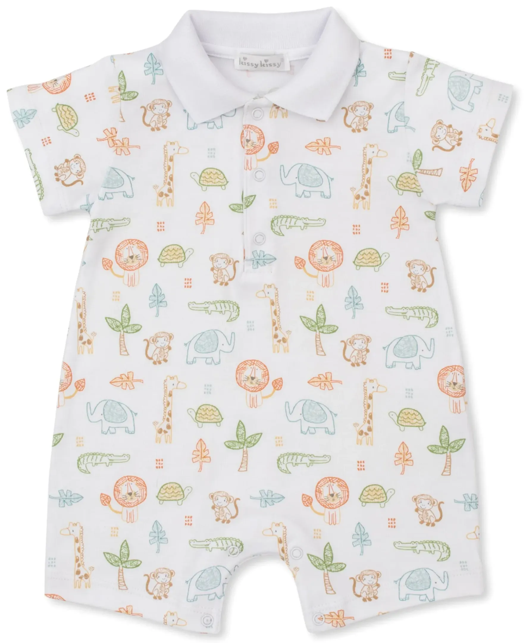 Kissy Kissy Jungle Adventure Short Playsuit> Playsuits|Rompers