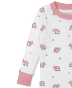 Kissy Kissy Kissy Love Abloom Ribbed Toddler Pajama Set><noscript><img width=