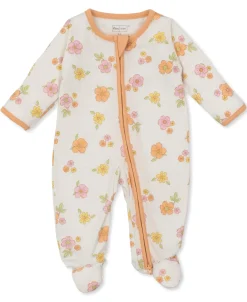 Kissy Kissy Kissy Love Blushing Blossoms Zip Footie> Footies|Pajamas