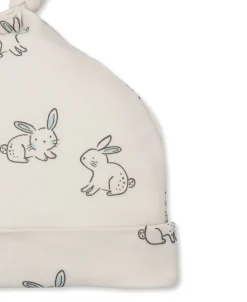 Kissy Kissy Kissy Love Bunny Buddies Blue Knotted Hat><noscript><img width=