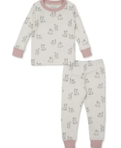 Kissy Kissy Kissy Love Bunny Buddies Pink Toddler Pajama Set>Kids Pajamas|Pajamas
