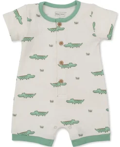Kissy Kissy Kissy Love Crocodile Walk Short Playsuit> Playsuits|Rompers
