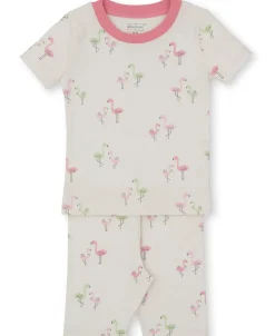 Kissy Kissy Kissy Love Flamingo Love Short Pajama Set> Pajamas