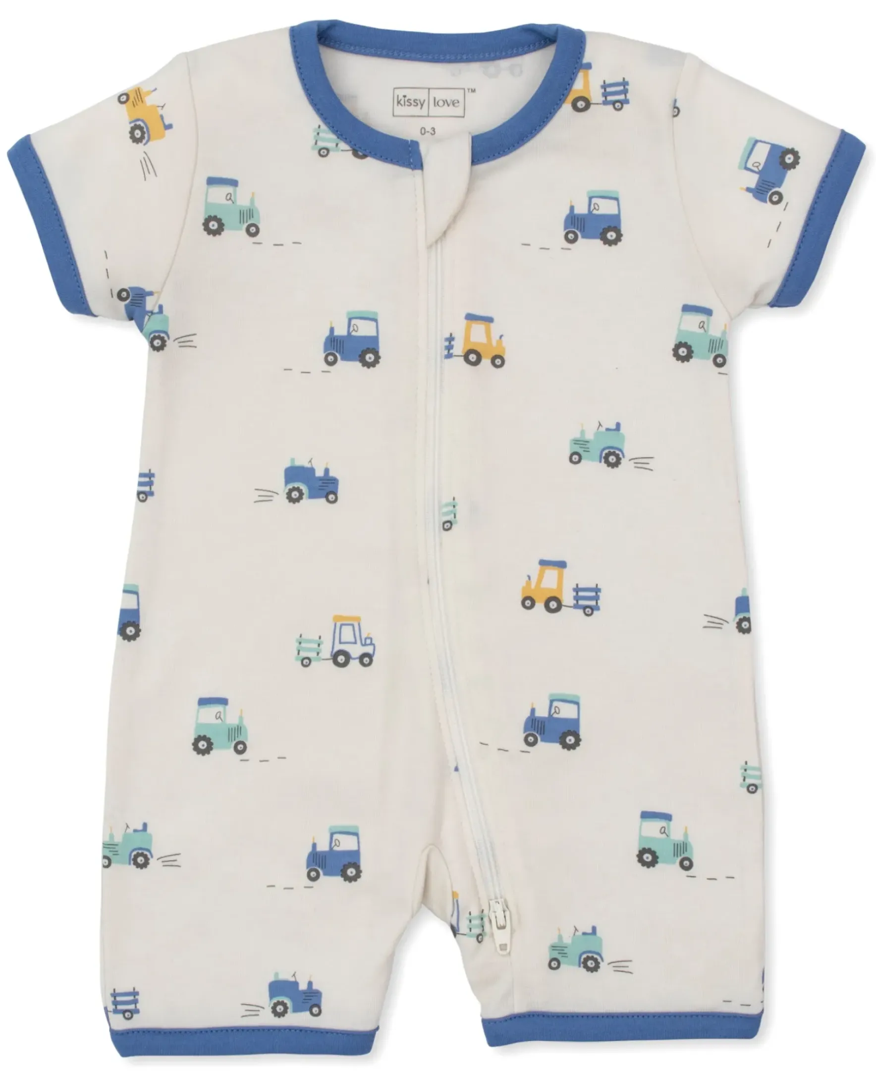 Kissy Kissy Kissy Love On the Farm Short Zip Playsuit> Playsuits|Rompers