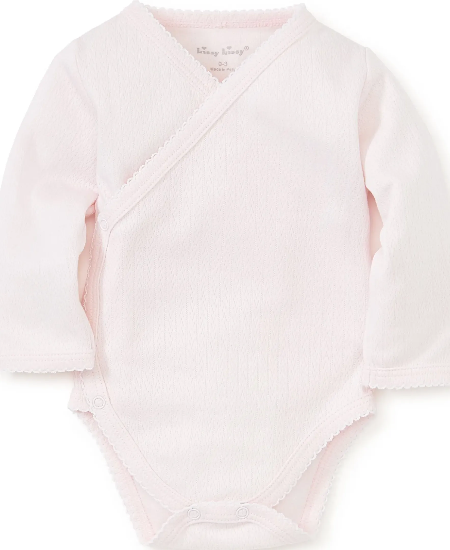 Kissy Kissy Kissy Pointelle Long Sleeve Bodysuit> Bodysuits|Classic Collections