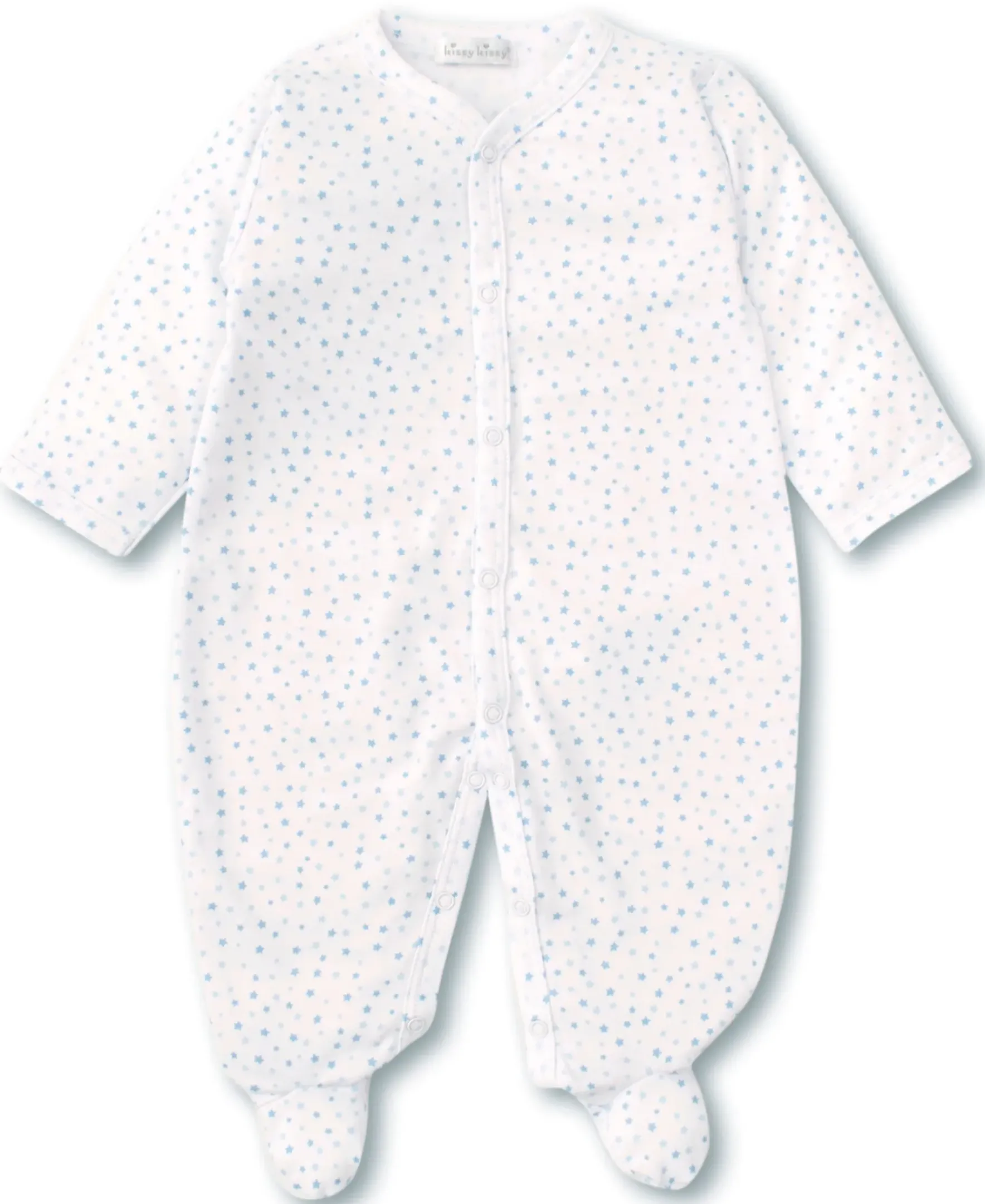 Kissy Kissy Kissy Superstars White Print Footie> Footies|White Basics