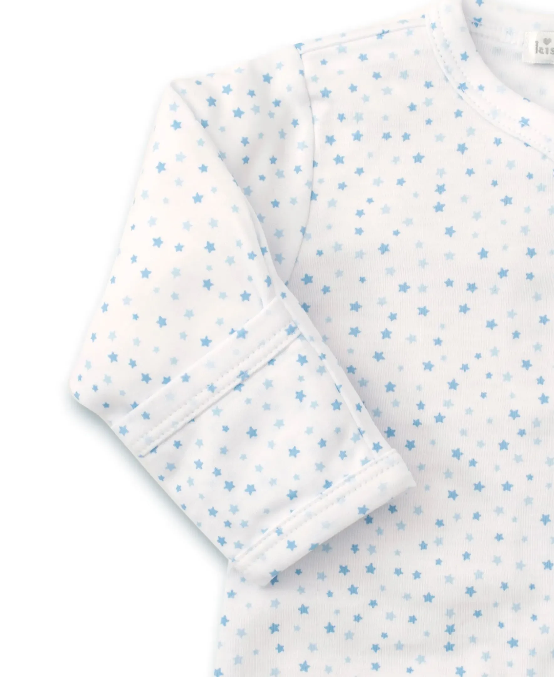 Kissy Kissy Kissy Superstars White Print Footie> Footies|White Basics