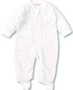 Kissy Kissy Kissy Superstars White Zip Footie> Footies|Pajamas