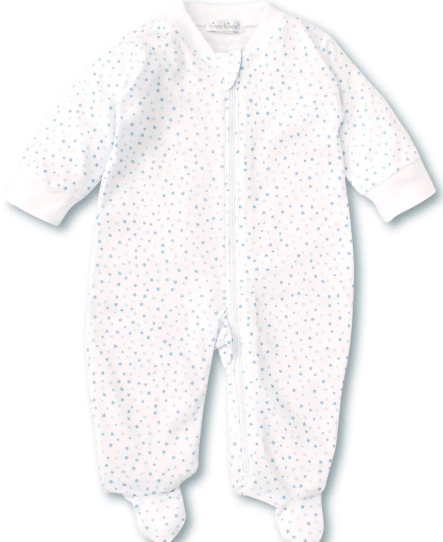 Kissy Kissy Kissy Superstars White Zip Footie> Footies|Pajamas