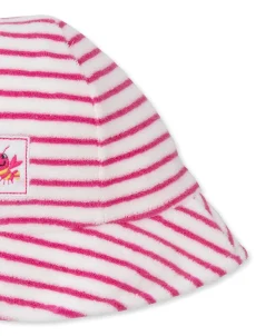 Kissy Kissy Lobsters Sandy Smiles Stripe Terry Sunhat> Hats