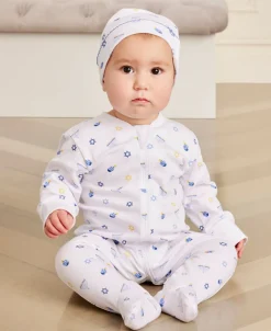Kissy Kissy My First Hanukkah Print Hat> Hats