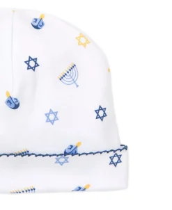 Kissy Kissy My First Hanukkah Print Hat><noscript><img data-lazyloaded=